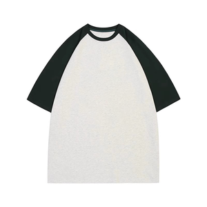เสื้อยืดคอตตอน 100% แบบกำหนดเอง ขายส่ง เสื้อยืดเปล่าสำหรับผู้ชาย พิมพ์ลายโลโก้ พิมพ์ลายสีขาว สีดำ ไซส์ใหญ่ สไตล์ฮิปฮอป - Product Image 3