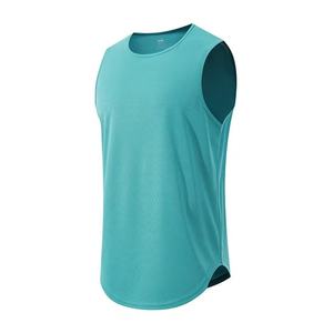 Men Gym Singlet Stringer Muscle Fit Tank Tops Fitness Workout Shirt Spandex Custom Design Men Gym Workout Tank Top - Product Image 2