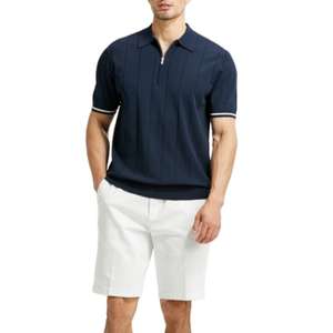 Camisa Polo de Tela Suave, Ajuste Cómodo, Estilo de Manga Corta para Uso Casual, Trabajo, Viajes y Estilo de Vida Diario para Hombre - Product Image 3