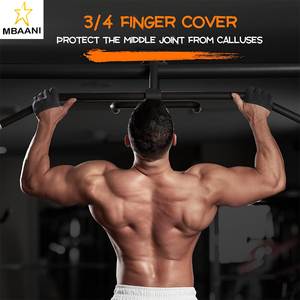 3/4 Finger Workout Gloves for Men Women, Full Palm Protection & Silicone Grip Gym for Weightlifting Exercise Smartwatch Friendly - Product Image 6