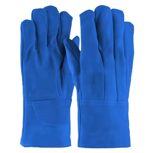 Equipo de Protección Personal, Guantes de Seguridad de Cuero Vacuno, Guantes de Soldadura Resistentes al Calor, Guantes de Uso General Resistentes a Desgarros - Product Image 3