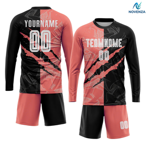 เสื้อฟุตบอลแขนยาวแบบซับลิเมชั่นลายขีดข่วน ยี่ห้อโนเวนซา - Product Image 5