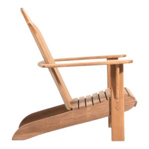 Silla Adirondack de Madera de Teca Sólida de Lujo, Muebles de Jardín para Exteriores, Resistentes a la Intemperie, Acabado Natural, Silla de Descanso para Patio, Venta al Por Mayor - Product Image 2