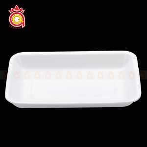 Almacenamiento de exhibición de supermercado Desechable No tóxico Material PS Rectángulo/Cuadrado Bandeja de comida personalizada para verduras frescas Frutas - Product Image 4