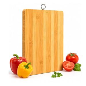 Premium Bamboo Cutting Board with Hanging <b>Ring</b> Eco Friendly Kitchen Chopping Board - Product Image 1