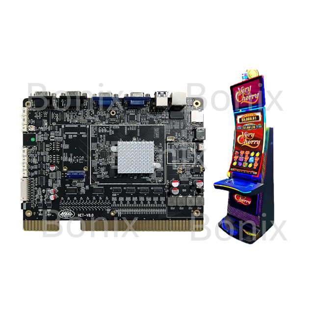 Hot Sale High Quality Metal Fiberglass PCB Game Board Coin Operated Video Game Vert Cherry Touch Vertical Screen English