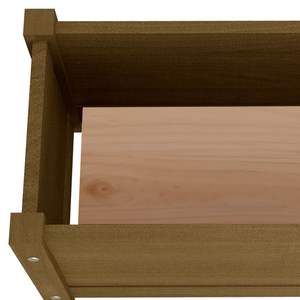 Jardinière en bois de pin massif brun miel durable de 23,6 pouces, pots et jardinières pour fleurs - Product Image 5