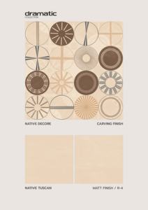 Azulejos de porcelana para interiores de 60x60 cm con detalles de tallado mate para un diseño que favorece la fluidez y un suelo texturizado. - Product Image 3