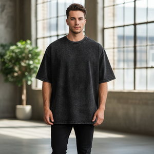 Custom Oversized T <b>Shirt</b> Heavyweight Cotton Plain Blank T-<b>Shirt</b> Dropshipping Loose Fit Hip Hop Men Short Sleeve Tee <b>Shirt</b> - Product Image 3