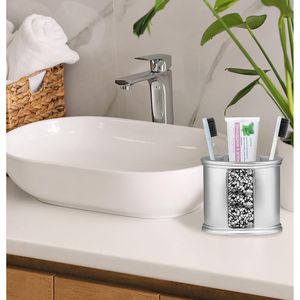 Set di Accessori da Bagno Moderno e Classico di Lusso, 4 Pezzi, Include Dispenser per Sapone Liquido, Bicchiere, Portaspazzolino, Portasapone - Product Image 3