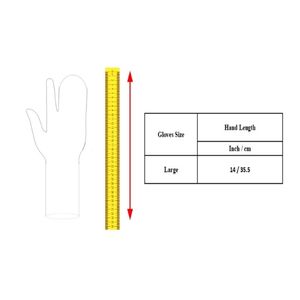 ถุงมือหนังวัวสามนิ้วสำหรับงานหนัก  ขอบหนังแยกส่วน  นิ้วโป้งแบบคีย์สโตน  สำหรับงานเชื่อมและงานอุตสาหกรรม - Product Image 2