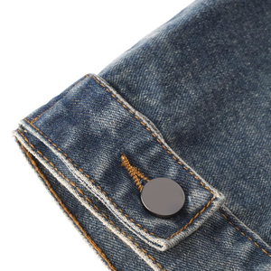 Premium Quality Stylish Wholesale Price Mid-length <b>Women's</b> Denim Jeans <b>Jackets</b> Custom Printed Logo <b>Women</b> Denim <b>Jackets</b> - Product Image 3