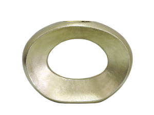 Artesign - Macetero Moderno de Aluminio Chapado en Oro, Rectangular, Escultural, Minimalista, para Colgar o Decorar sobre la Mesa, Duradero - Product Image 5