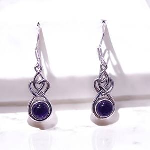 Elegant Handmade Designs 925 Sterling Silver Earrings Natural <b>Rainbow</b> Gemstone Silver Earrings Wholesale Price Jewelry - Product Image 3