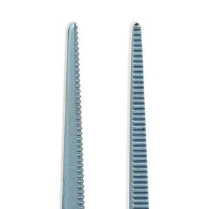 Pinzas Médicas de Titanio de Alta Calidad con Mango Plano, 17.5 cm, Instrumento Médico de Grado Médico, Puntas Rectas Serradas de 0.7 mm, 6.9 Pulgadas - Product Image 5