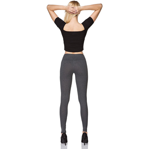 Leggings de Yoga de Cintura Alta para Mujer al por Mayor, Pantalones Deportivos Blancos Sólidos, Leggings de Compresión para Gimnasio, Ropa Deportiva con Logotipo Personalizado - Product Image 4