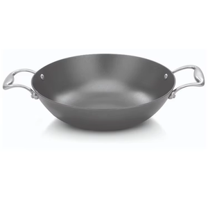 Sartén Profunda Antiadherente de Hierro Fundido Premium Kadhai de 22 cm, Serie Nitrilo, para Freír y Saltear - Product Image 1