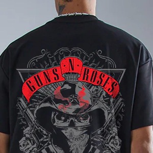 T-shirts surdimensionnés personnalisés par le fabricant, 100% coton, t-shirt graphique hip-hop pour hommes, impression numérique DTG - Product Image 4