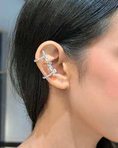 Pendientes de Oreja con Diamantes Cultivados en Laboratorio, Corte Pera Clásico, para Boda, en Oro de 10K, 14K y 18K y Plata 925 y 935, Venta al Por Mayor - Product Image 2