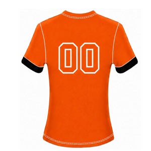 custom Orange Football Jersey <b>Shorts</b> Set Athletic Team Uniform Training Wear <b>Short</b> Sleeve Sports Apparel Performance Clothing - Product Image 4