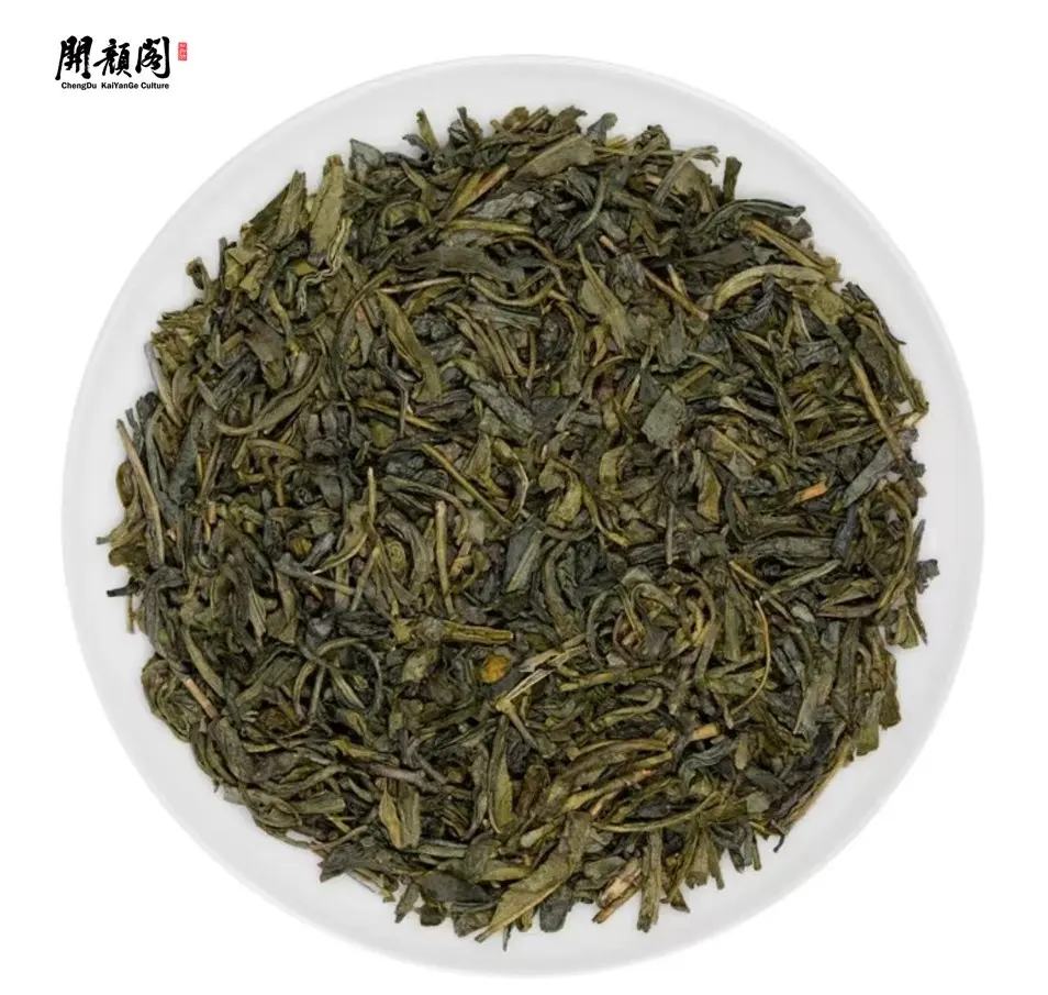 Fábrica atacado chá verde vert de chine orgânico private label 9371 África Ocidental Loose Leaf chunmee chá Sacos Chá Orgânico