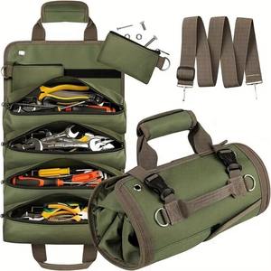 Heavy Duty Tool Bag With Multiple Pockets And Adjustable Straps For Electricians And Mechanics 2026 - Product Image 4