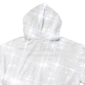 Rhinestone Hoodies Solid 100% Cotton Winter High Quality Fashion Wear Outdoor Use for Men - Product Image 4