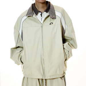 Lightweight Nylon Windbreaker Men’s <b>Jacket</b> Tracksuit Set Reflective Panel Streetwear <b>Zip</b> <b>Up</b> Custom windproof <b>jacket</b> Manufacture - Product Image 1