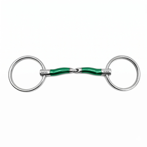 En gros, mors à rênes en acier inoxydable à anneaux détachables, équipement d'équitation professionnel pour l'entraînement, produits d'équitation en fer doux - Product Image 1