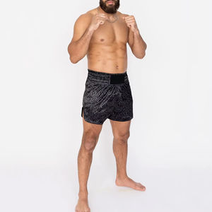 Pantalones de Boxeo Personalizados de Poliéster/Nailon con Estampado Largo, Cintura Alta, para Hombre, Tallas Grandes, Duraderos, Transpirables, de Secado Rápido, de Fábrica - Product Image 2