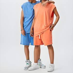 Survêtement d'été personnalisé avec logo, tissu doux, léger, respirant, vêtements de sport de haute qualité, fabrication sur mesure - Product Image 2