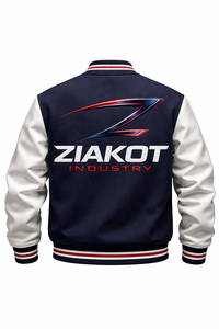 Blouson aviateur personnalisé vintage pour jeunes hommes veste universitaire en polaire d'hiver avec lettre de baseball brodée élégante et confortable - Product Image 3