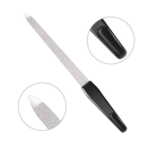 Wholesale Custom Logo Stainless Steel Metal <b>Nail</b> File Durable Emery Board Manicure <b>Tool</b> Set with Handle Supplier Custom Logo - Product Image 3