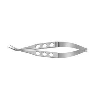 Premium Mini Spring Scissors Stainless Steel Curved Blade <b>Thread</b> <b>Cutter</b> Sharp Precision Kaamir Instruments KI-SS-56 - Product Image 3