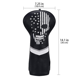 Housse de protection pour tête de club de golf, facile à retirer, résistante aux intempéries, design épuré, taille standard, logo personnalisable pour votre marque. - Product Image 5