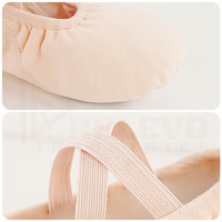 Chaussons de danse classiques en cuir véritable, souples, flexibles, à double semelle, légers, confortables, unisexes, vente en gros RELEVO