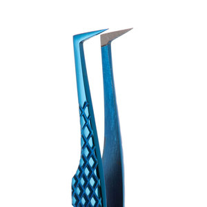 Pinzas de Acero Inoxidable Duraderas para Extensiones de Pestañas Clásicas y de Volumen, Herramienta de Belleza Ligera Antideslizante - Product Image 2