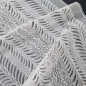 Encaje Elástico Abstracto de 24 cm, Encaje Elástico Ancho de Nailon y Spandex, Encaje de Punto para Lencería y Bandas de Sujetador - Product Image 6