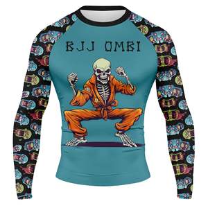 Custom Logo Men's <b>Mock</b> Compression Shirt Long Sleeve Shirts Quick Dry UV Protection Rash Guard for Surf Swim <b>Tops</b> Gym Tight Wear - Product Image 1