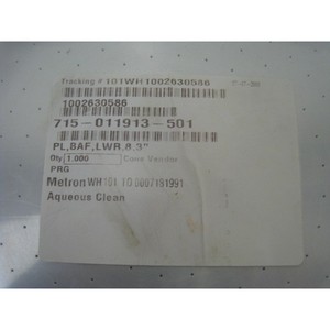 LAM 715-011913-501 PL BAF LWR 8.3" Metron, 406963 - Équipements et pièces semi-conductrices d'occasion fiables à l'échelle mondiale - Product Image 1