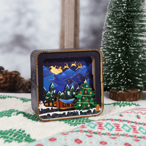 Kit di modellini di puzzle in legno 3D, luci notturne, decorazioni da scrivania e regali di compleanno per donne - Product Image 4