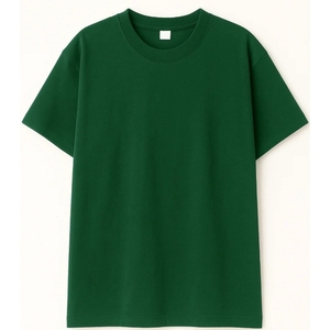 Camiseta de Manga Corta para Hombre, Color Sólido, Corte Regular, Cuello Redondo, Informal, de Algodón Transpirable, Diseño Liso, para Verano, con Logotipo Personalizado - Product Image 5