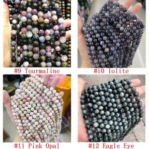 Cuentas Sueltas Redondas de Piedra de Cristal Natural Genuino de Mayor Calidad para Pulseras, Collares y Joyería DIY de 4mm a 12mm - Product Image 4