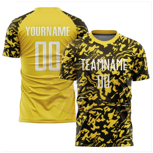 Camisetas de Fútbol Personalizadas de Manga Corta y Transpirables con Impresión de Logotipo Personalizado, Servicio OEM para Pedidos de Equipos - Product Image 1