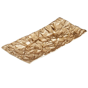 ถาดผลไม้โลหะแกะสลักสองสี ดีไซน์หรูหรา ทรงกลมและสี่เหลี่ยม พร้อมชุดอาหารเย็น - Product Image 6