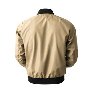 Proveedor de Ropa Casual Diaria, MOQ Bajo, Chaquetas Cortavientos Delgadas con Descuento por Volumen, Chaqueta Bomber con Cierre para Hombre, Ropa Urbana - Product Image 4