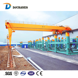 Grue semi-portique personnalisée Dejun 5T-100T avec chariot européen et moteur et boîte de vitesses pour déplacement rapide sur le sol - Product Image 5