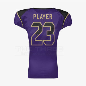 Vêtements de sport athlétiques modernes, maillot de football américain personnalisé, 100% polyester, tissu durable, respirant, écologique, confortable - Product Image 2