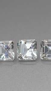 Topacio Blanco Natural Sin Tratar, Corte Cojín, Suelto, Excelente, Grado Raro, Gemas Zubeda, Valoración de Terceros, Origen Nigeria, Venta al por Mayor - Product Image 3