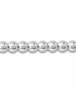 Bracciale con ciondolo con perline in piatto d'argento | Macacy's - Product Image 2